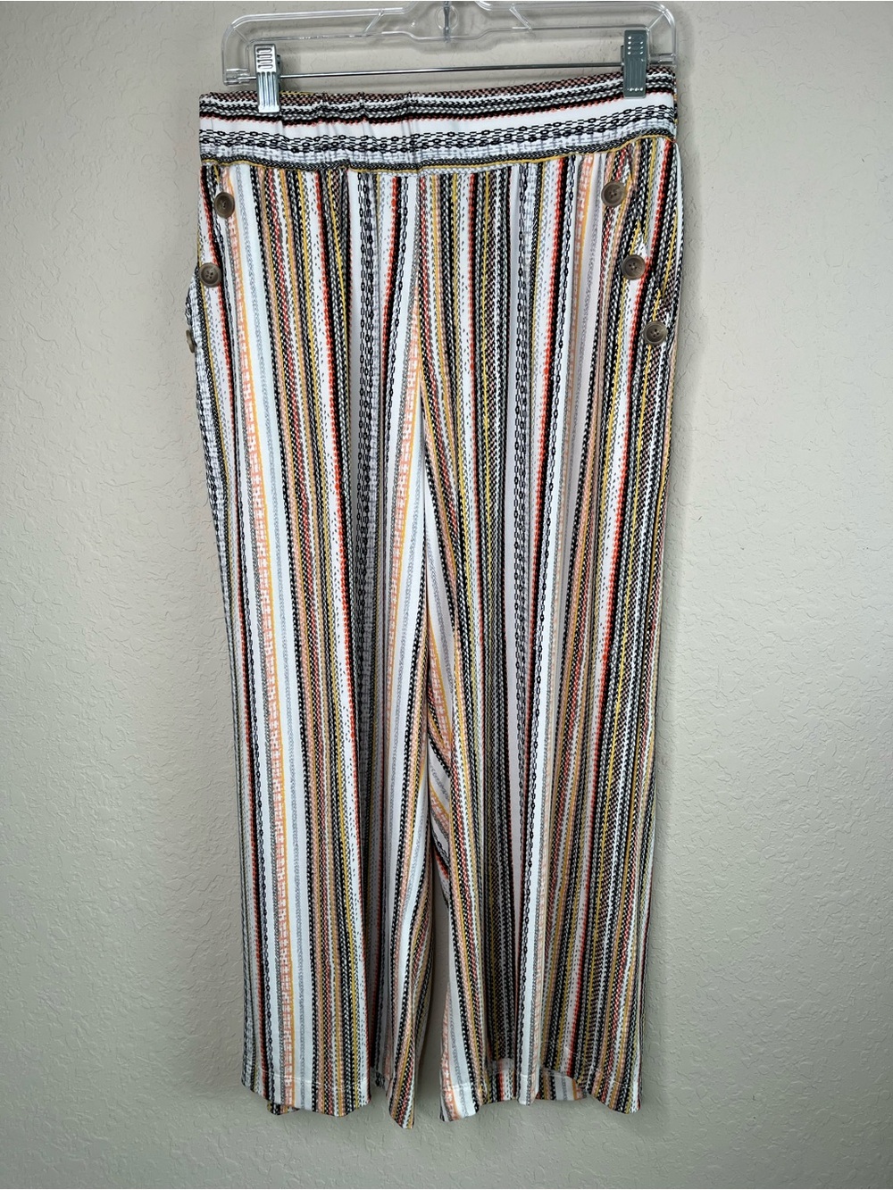 Robert Louis Multicolor Striped Straight-Leg Pants